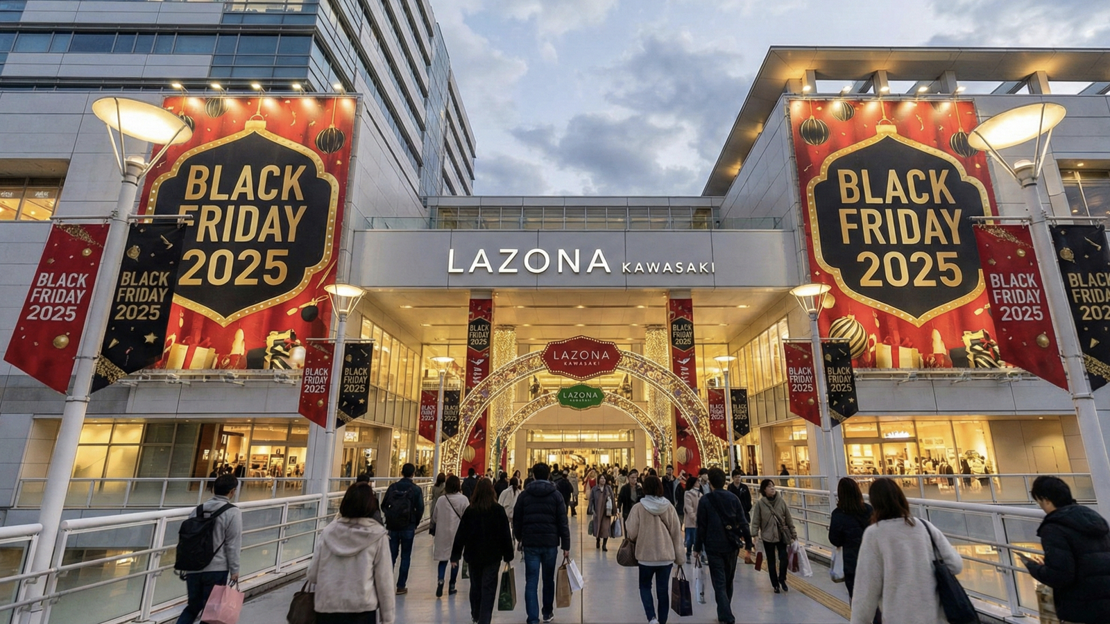 【2025年最新】ラゾーナ川崎のブラックフライデーセール！安くなっている店舗＆割引商品一覧